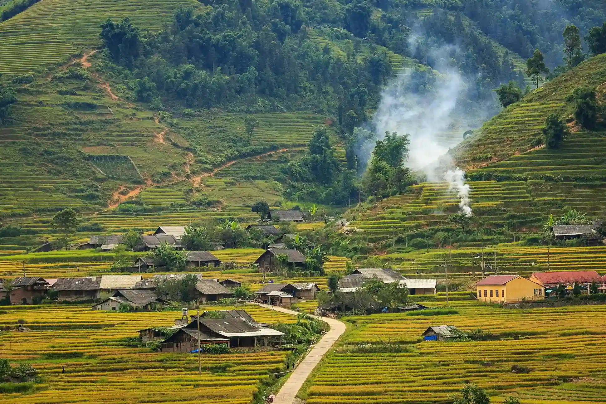 Lao Chai village in the Sapa valley